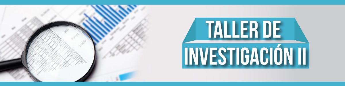 TALLER DE INVESTIGACIÓN II